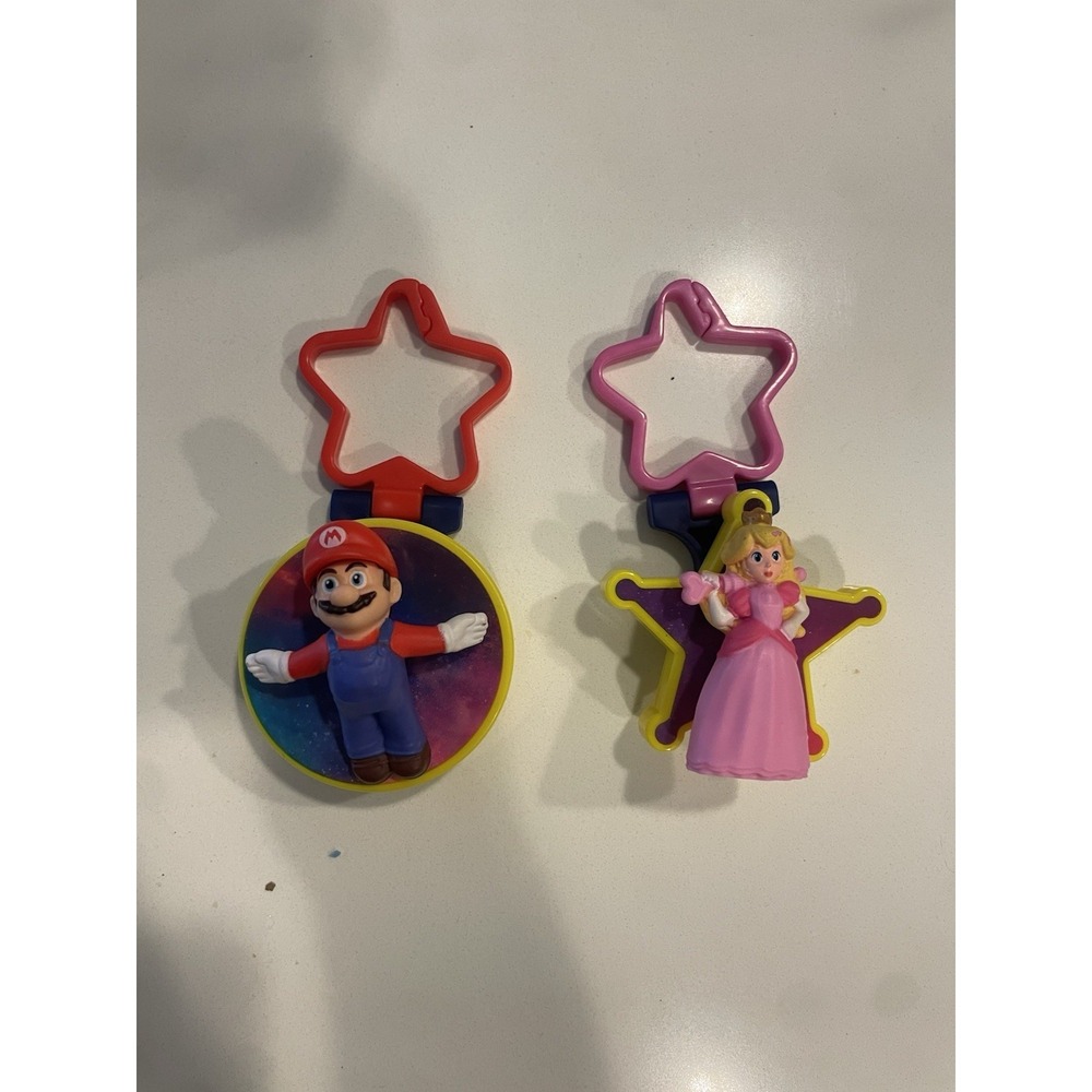 McDonald's Happy Meal Toys Super Mario Galaxy Set 2026 Princess Peach And Mario